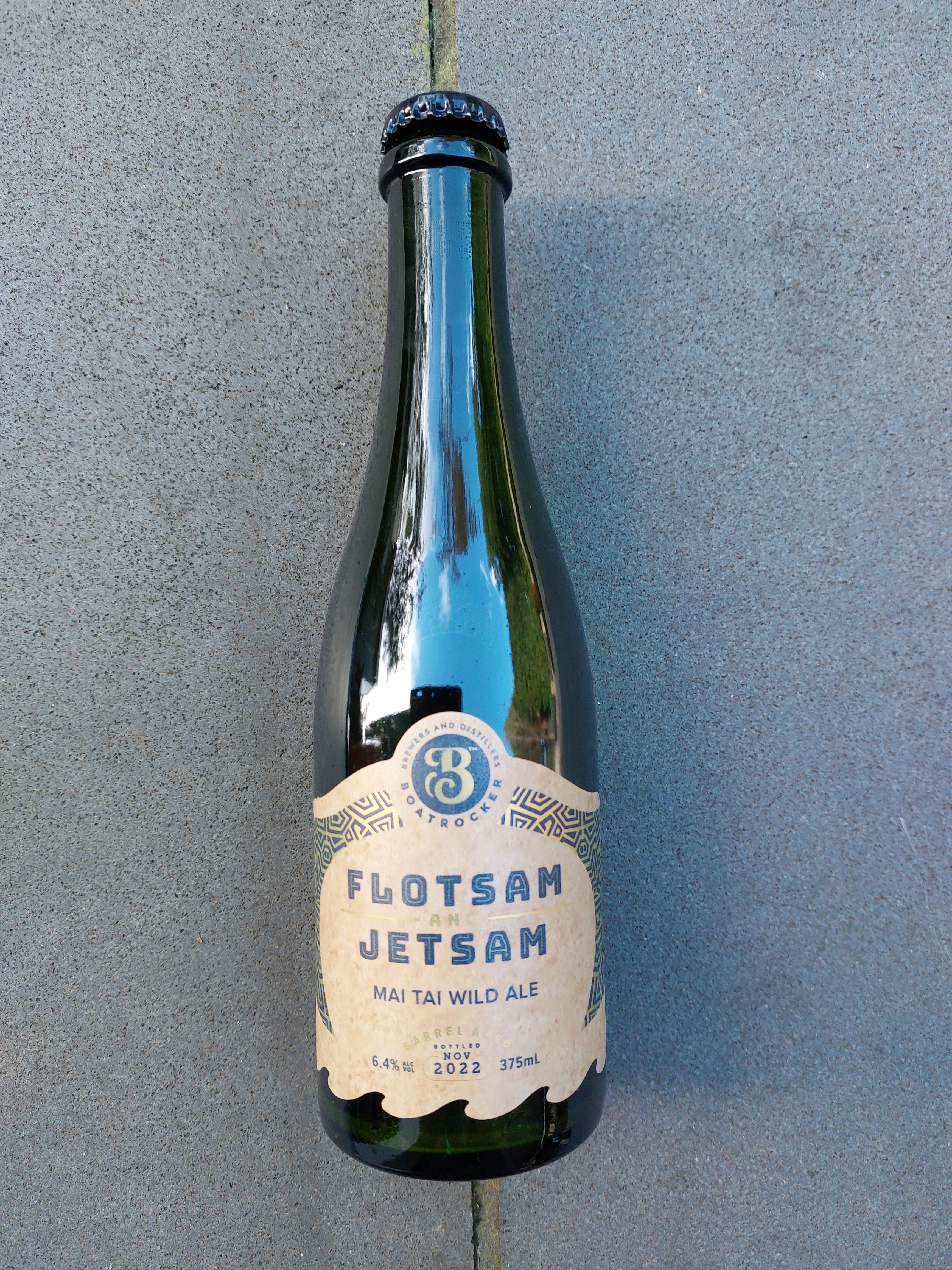 Boatrocker ‘Flotsam Jetsam’ Mai Tai Wild Ale 375ml Bottle