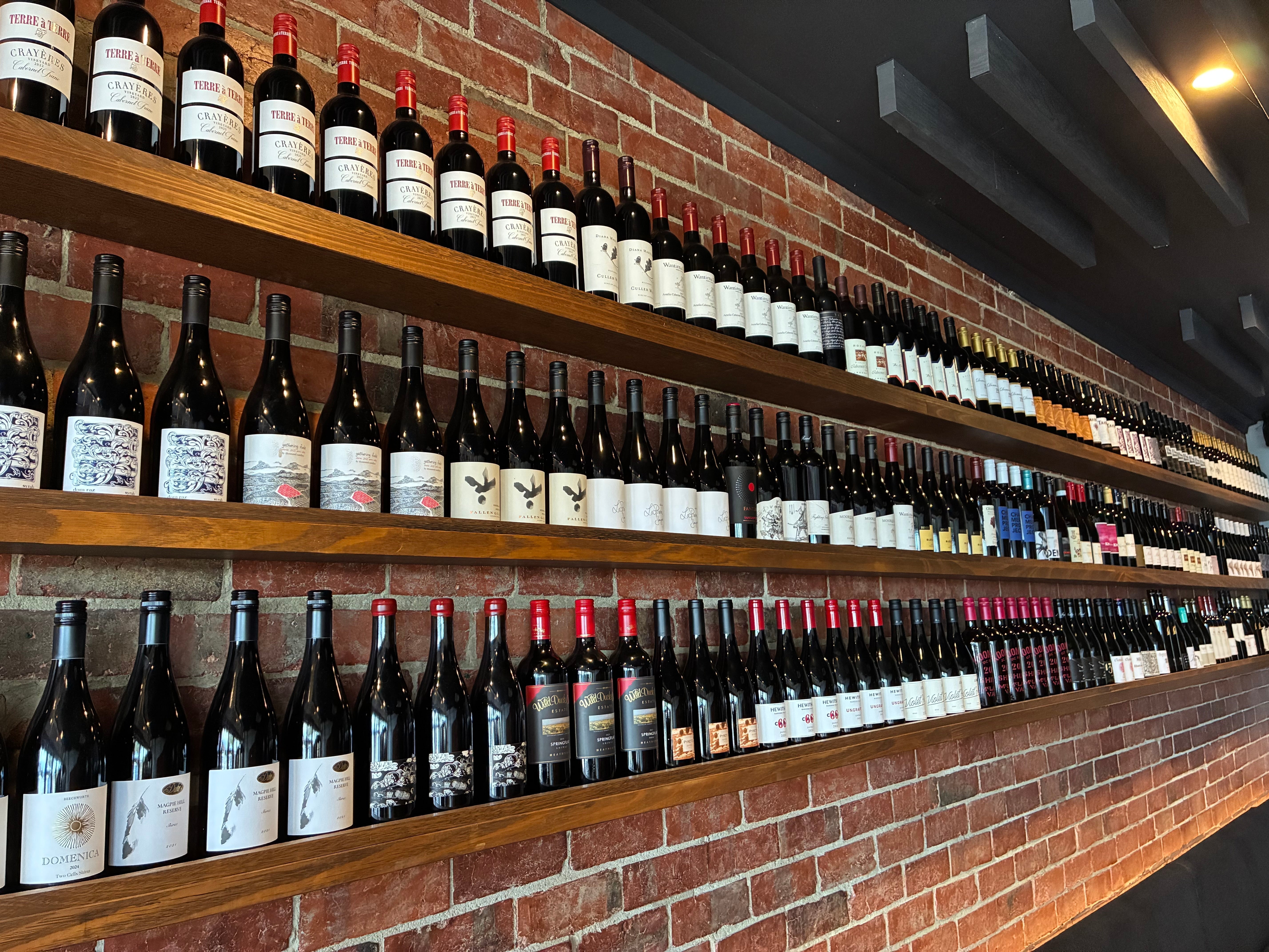 Monty's Wine Wall