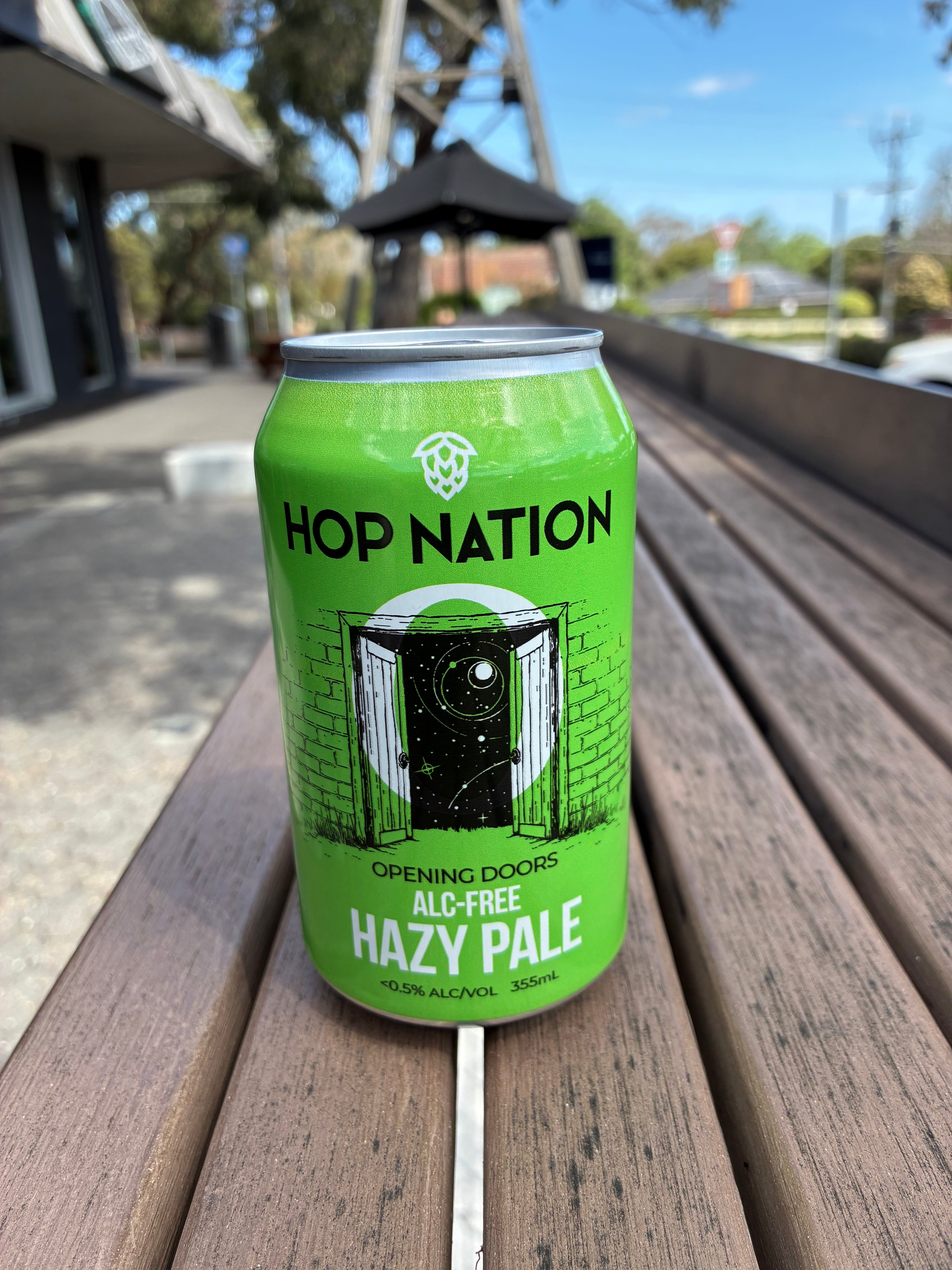 Hop Nation 'Opening Door' Non-Alc Hazy Pale Ale 375ml Can