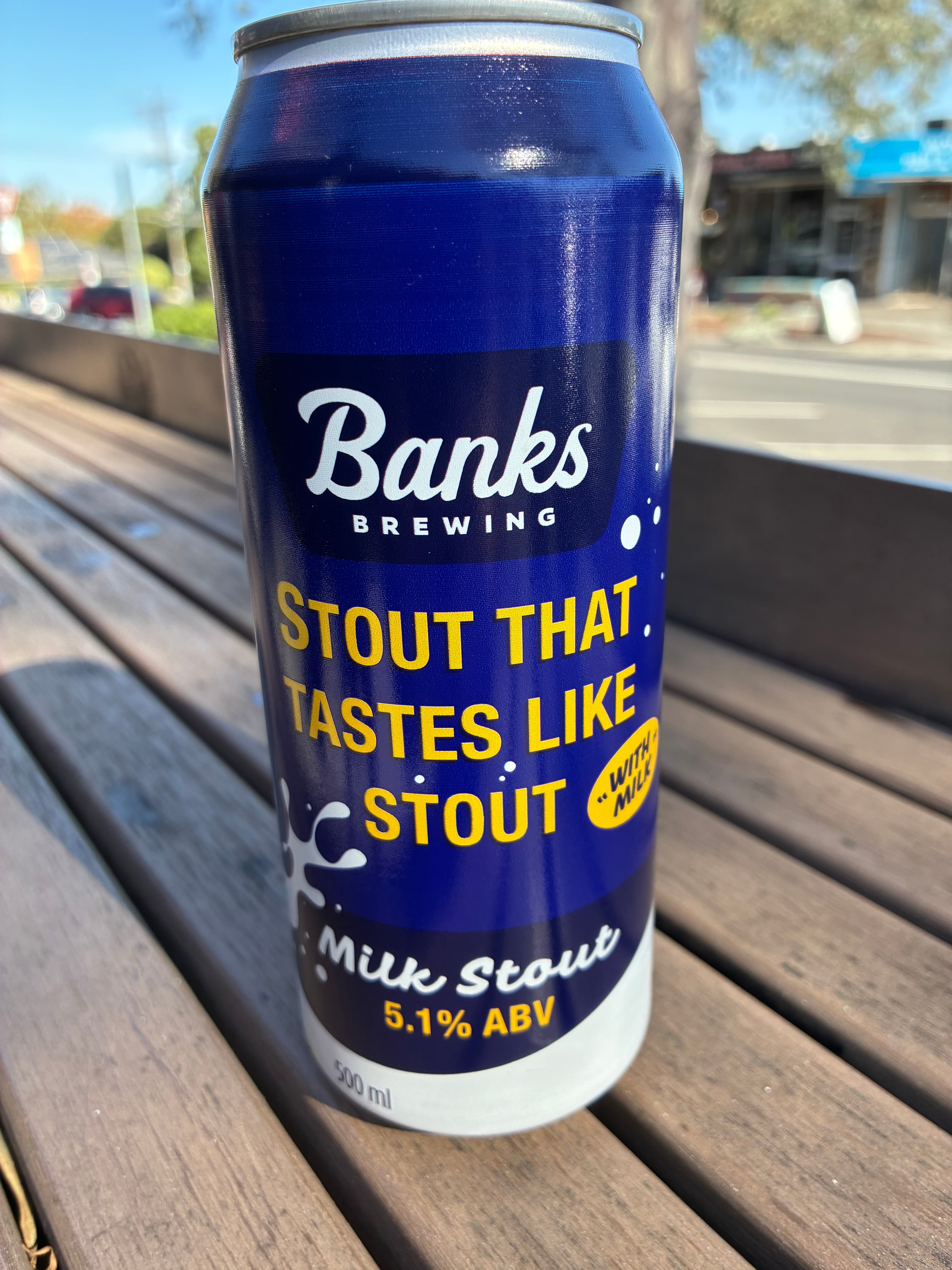 Banks 'Stout That Tastes Like Stout' Milk Stout (500ml can)