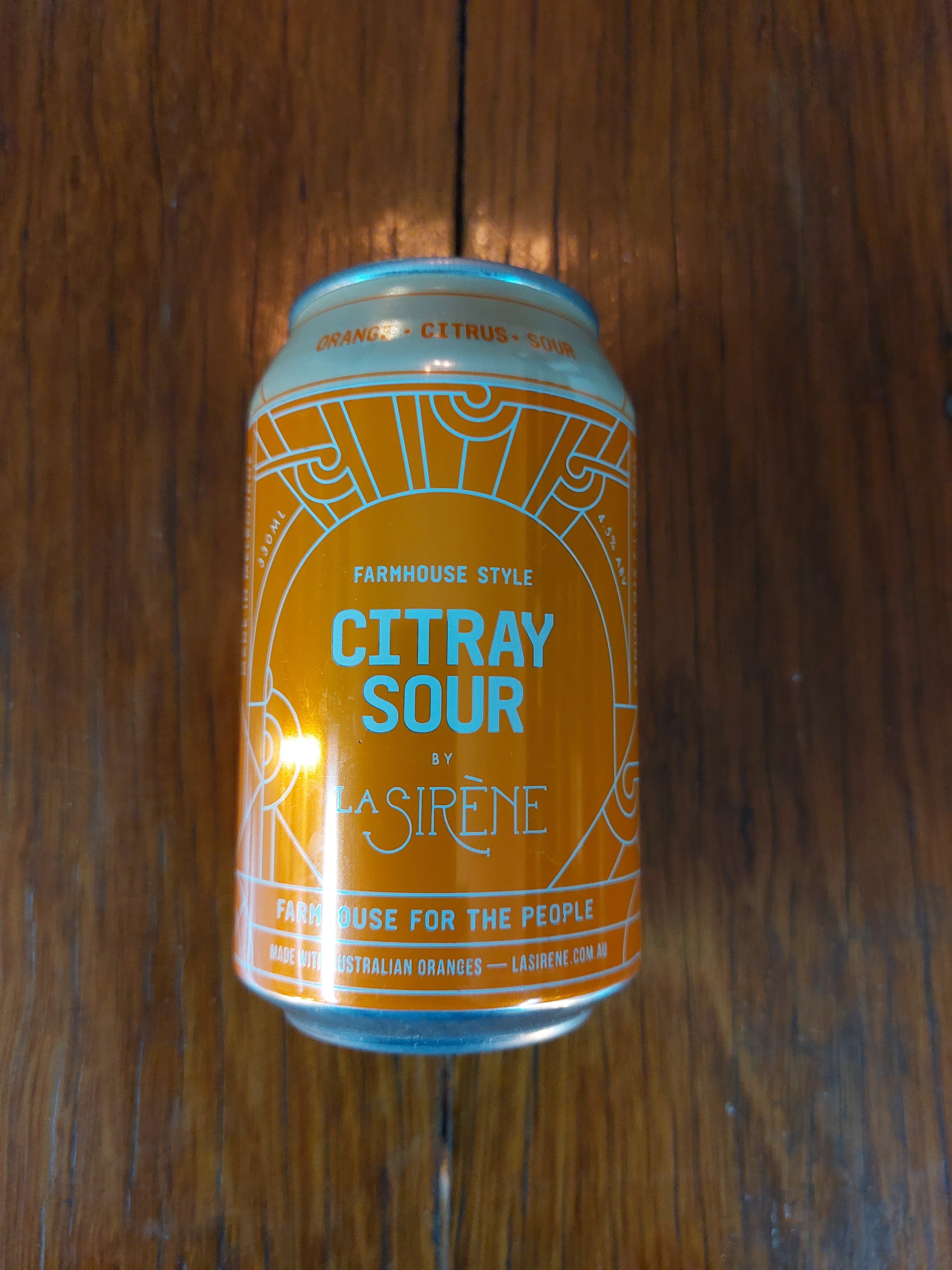 La Sirene 'Citray' Sour 330ml Can