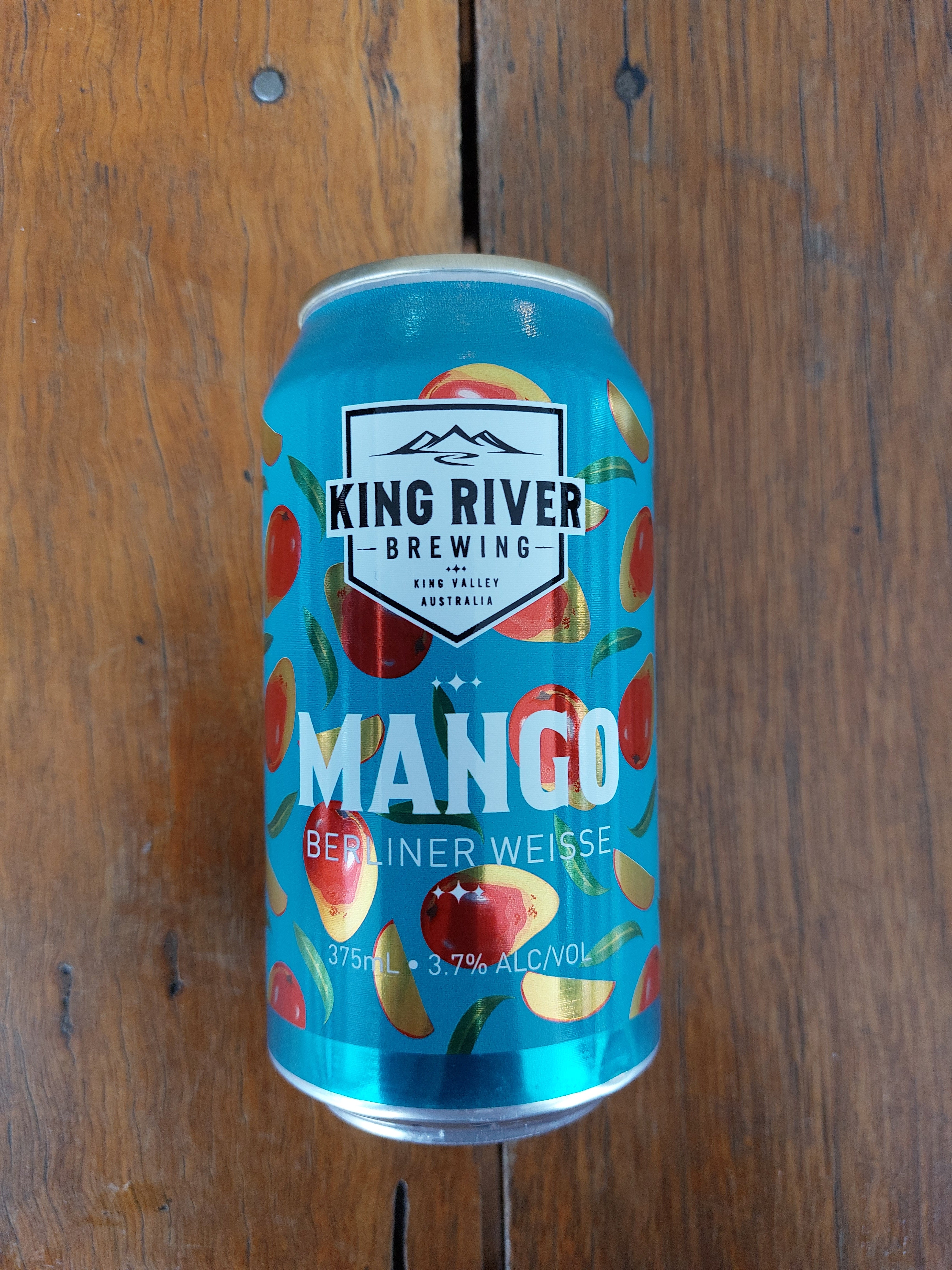 King River Brewing Mango Berliner Sour 375ml